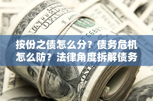 北京按份之债怎么分？债务危机怎么防？法律角度拆解债务分配与风险自保指南