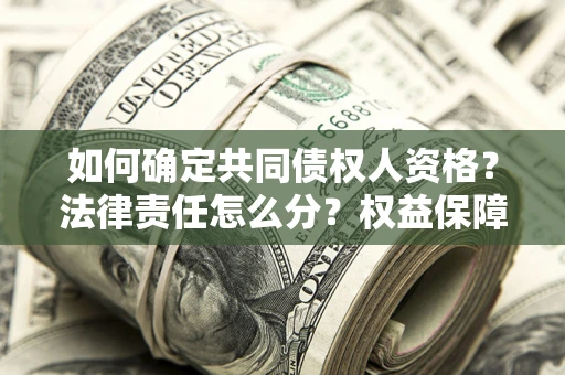 北京如何确定共同债权人资格？法律责任怎么分？权益保障技巧揭秘！