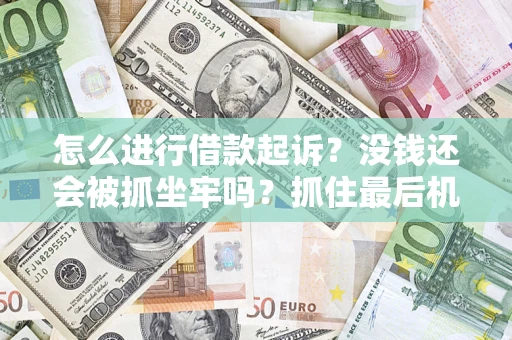 北京怎么进行借款起诉？没钱还会被抓坐牢吗？抓住最后机会！