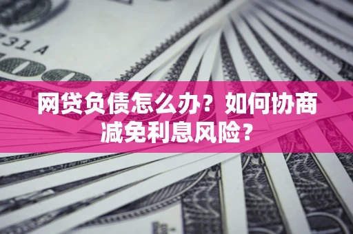 北京网贷负债怎么办？如何协商减免利息风险？