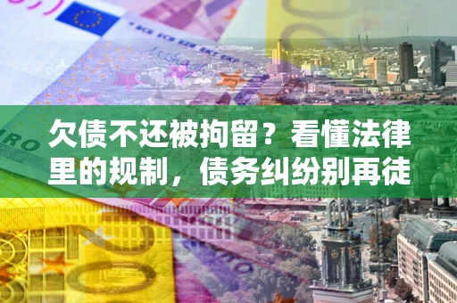 北京欠债不还被拘留？看懂法律里的规制，债务纠纷别再徒劳奔波