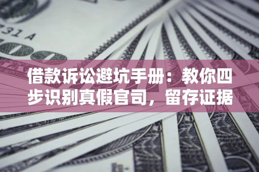 北京借款诉讼避坑手册：教你四步识别真假官司，留存证据不踩雷