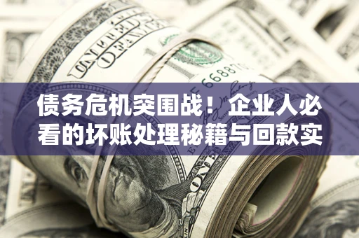 北京债务危机突围战！企业人必看的坏账处理秘籍与回款实战指南