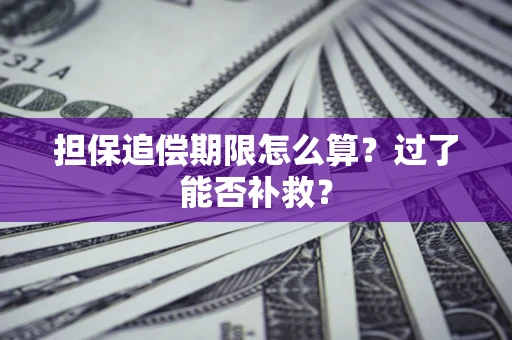 北京担保追偿期限怎么算？过了能否补救？
